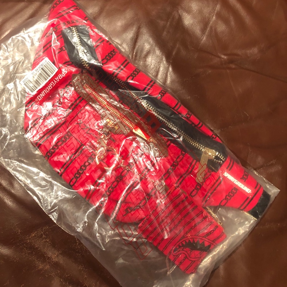 Sprayground Reverse Sharks In Paris Cross Body Bag